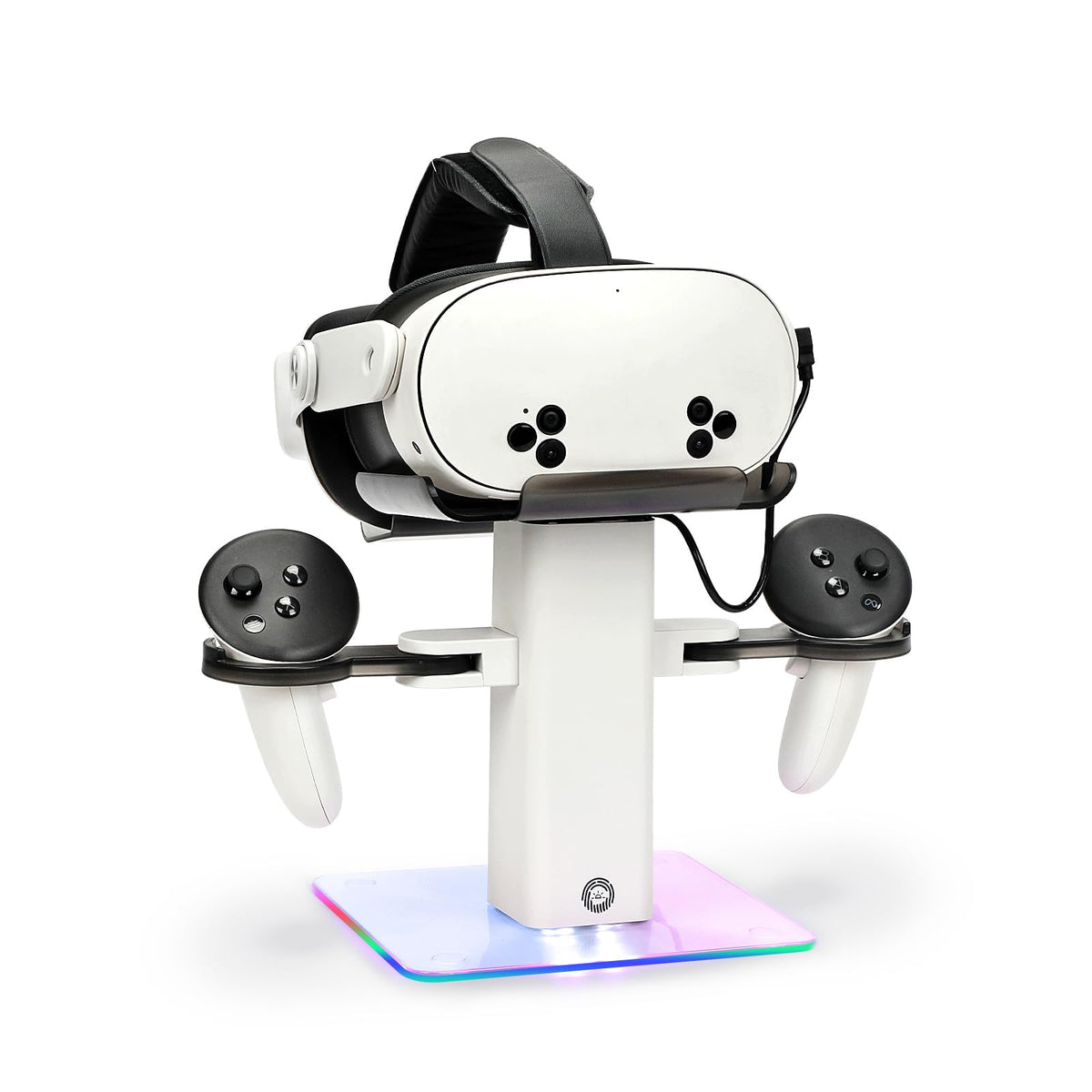 CBDYWVR Charging Dock for MetaQuest 3S  Vertical Charging Stand  Compatible for Quest 3S/Quest 3/Quest 2 VR Controller Holder (White)