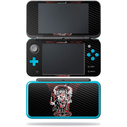 MightySkins Carbon Fiber Skin for Nintendo New 2DS XL - Swag | Protective  Durable Textured Carbon Fiber Finish | Easy to Apply  Remove  and Change Styles | Made in The USA  Model: CF-NI2DSXL-Crackula