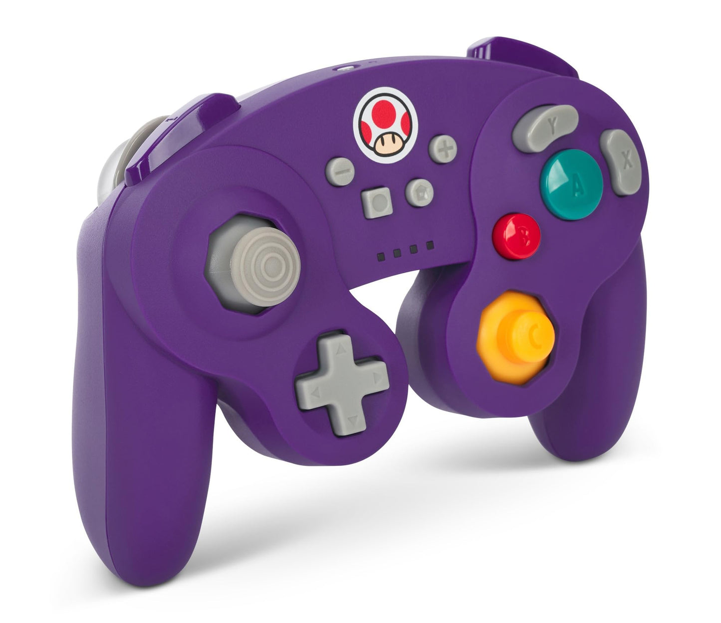 PowerA GameCube Style Wireless Controller for Nintendo Switch - Toad, Officially Licensed, Model NSGP0263-01V