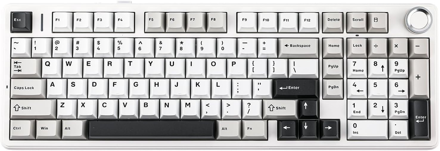 x Aula F99 Pro Wireless Mechanical Gaming Keyboard  Hot Swappable Custom Cream Keyboard with RGB Backlit  Pre-lubed Linear Switches  Gasket Structure PBT Keycaps Blutooth Keyboards for PC Xbox