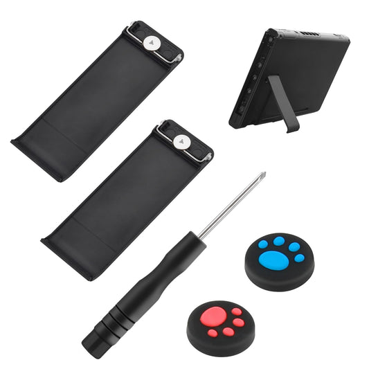 LONANDY 2 Pcs Replacement Kickstand for Nintendo Switch - Switch Kickstand Back Shell Holder Back Bracket  Kick Stand Replacement Repair Kit for Nintendo Switch Console