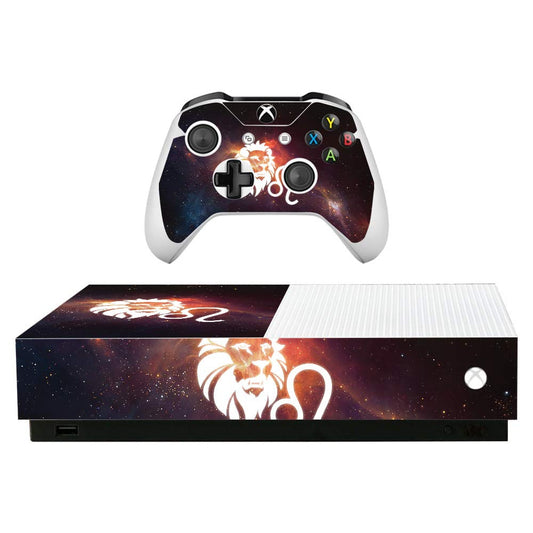 MightySkins Skin for Microsoft Xbox One S All-Digital Edition - Leo | Protective  Durable  and Unique Vinyl Decal wrap Cover | Easy to Apply  Remove  and Change Styles | Made in The USA