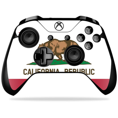 MIGHTY SKINS Vinyl Skin for Xbox One X Controller - California Flag - Durable, Easy to Apply, Made in USA