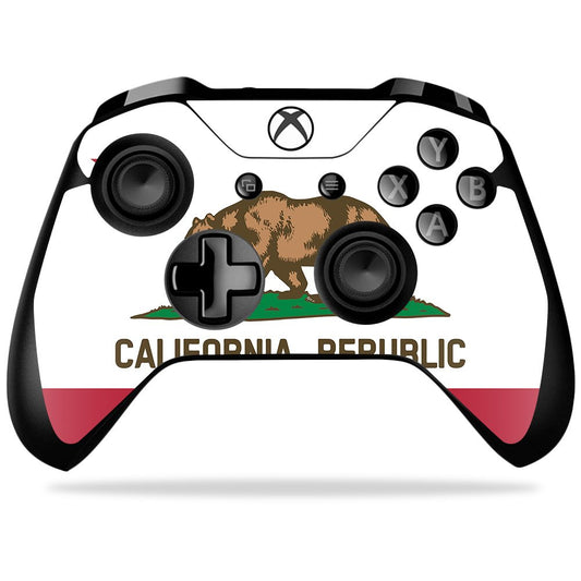 MIGHTY SKINS Vinyl Skin for Xbox One X Controller - California Flag - Durable, Easy to Apply, Made in USA