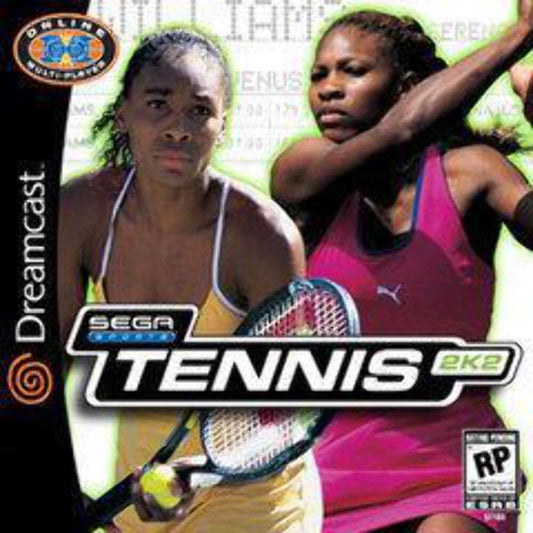 SEGA Tennis 2K2 Video Game for Sega Dreamcast - Classic Sports Gameplay, Model XBOX1054