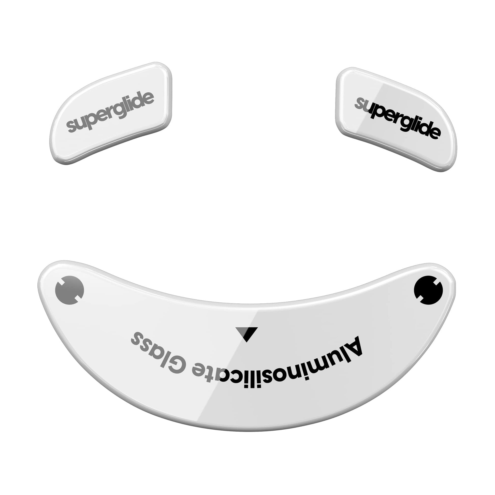 Pulsar Gaming Gears Superglide Mouse Feet - Ultra Strong Glass, Small, GHSSGW, Fast & Smooth, Ideal for G-Wolves Hati-S Wireless