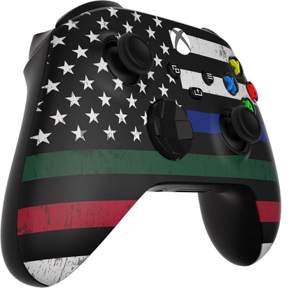 Custom Controllerzz Wireless Controller for Xbox Series X/S & One - Soft Touch Feel - X/S Thin Line Tribute