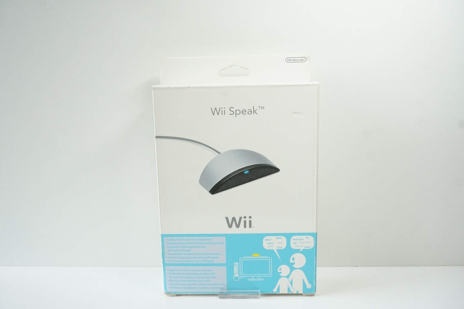 Nintendo Official Wii Speak Microphone - Model RVL A MU, Ideal for Voice Chat, Gaming, and More