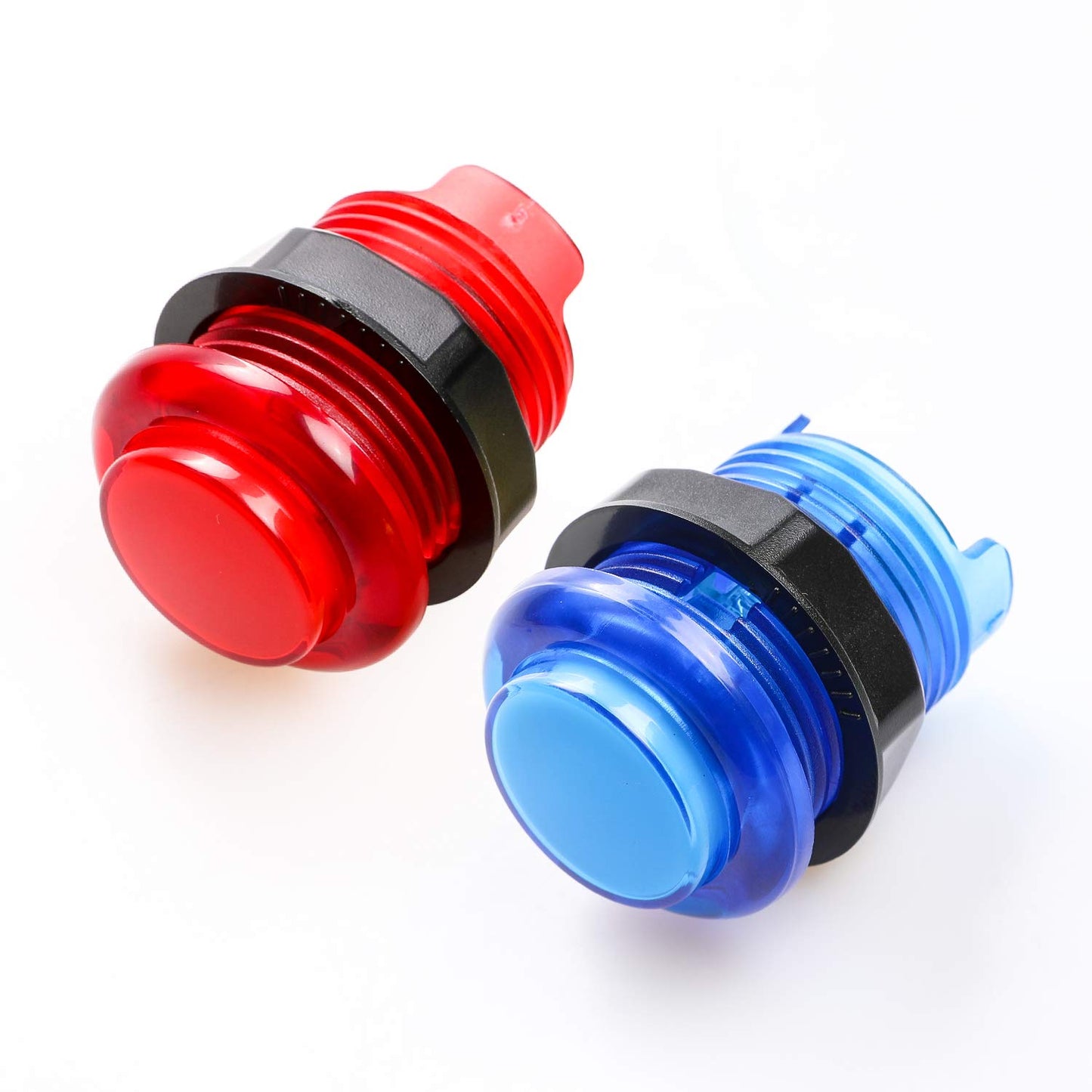 Hikig DIY Arcade Kit - 2 Joysticks + 20 LED Buttons, MAME/Raspberry Pi, Red & Blue, Model FB-EU-LED-2X-RED-BL