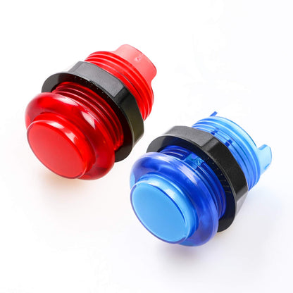 Hikig DIY Arcade Kit - 2 Joysticks + 20 LED Buttons, MAME/Raspberry Pi, Red & Blue, Model FB-EU-LED-2X-RED-BL