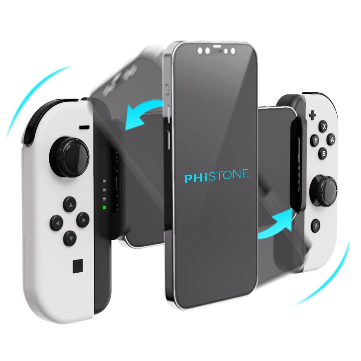 Phistone Magnetic MagSafe Smartphone & Tablet Mount - 360° Rotation, Adjustable Length, Strong Magnetic Hold, Compatible with Nintendo Switch