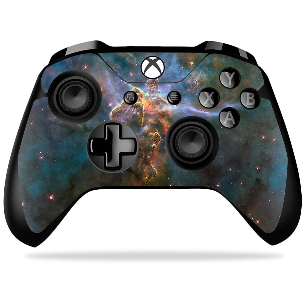 MIGHTY SKINS Xbox One X Controller Skin - Durable Vinyl Decal Wrap, Eagle Nebula Design, Easy to Apply & Remove, Model MIXBONXCO-Eagle Nebula