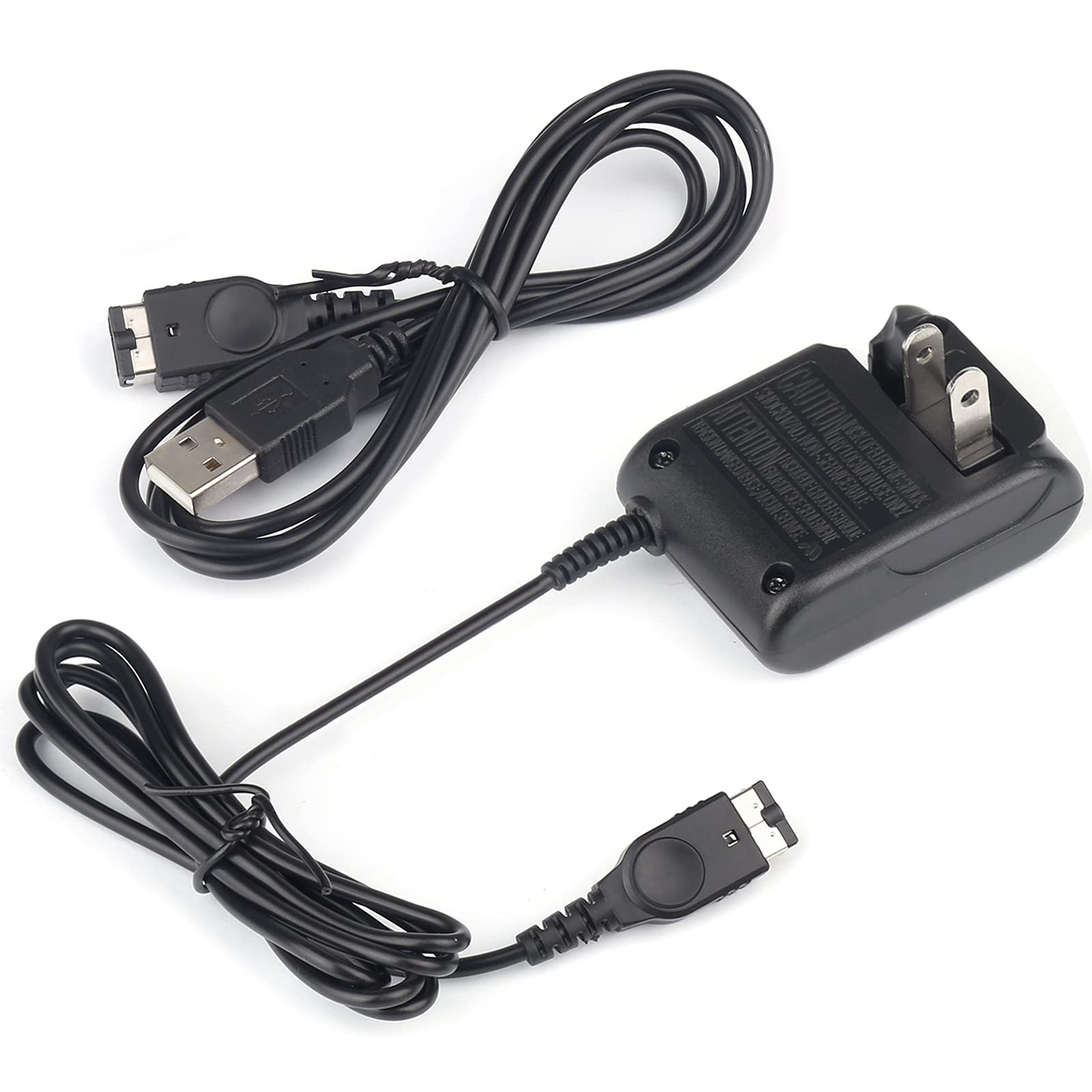 Charger for Gameboy Advance SP  AC Adapter for Nintendo DS Console  USB Power Cable for GBA SP Wall Tpartyl Cord