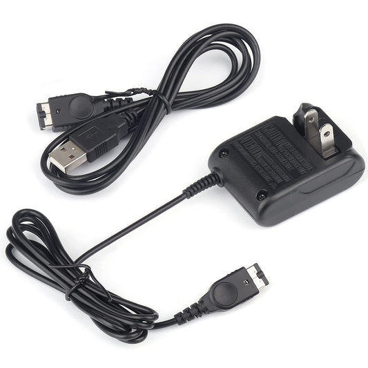 Charger for Gameboy Advance SP  AC Adapter for Nintendo DS Console  USB Power Cable for GBA SP Wall Tpartyl Cord