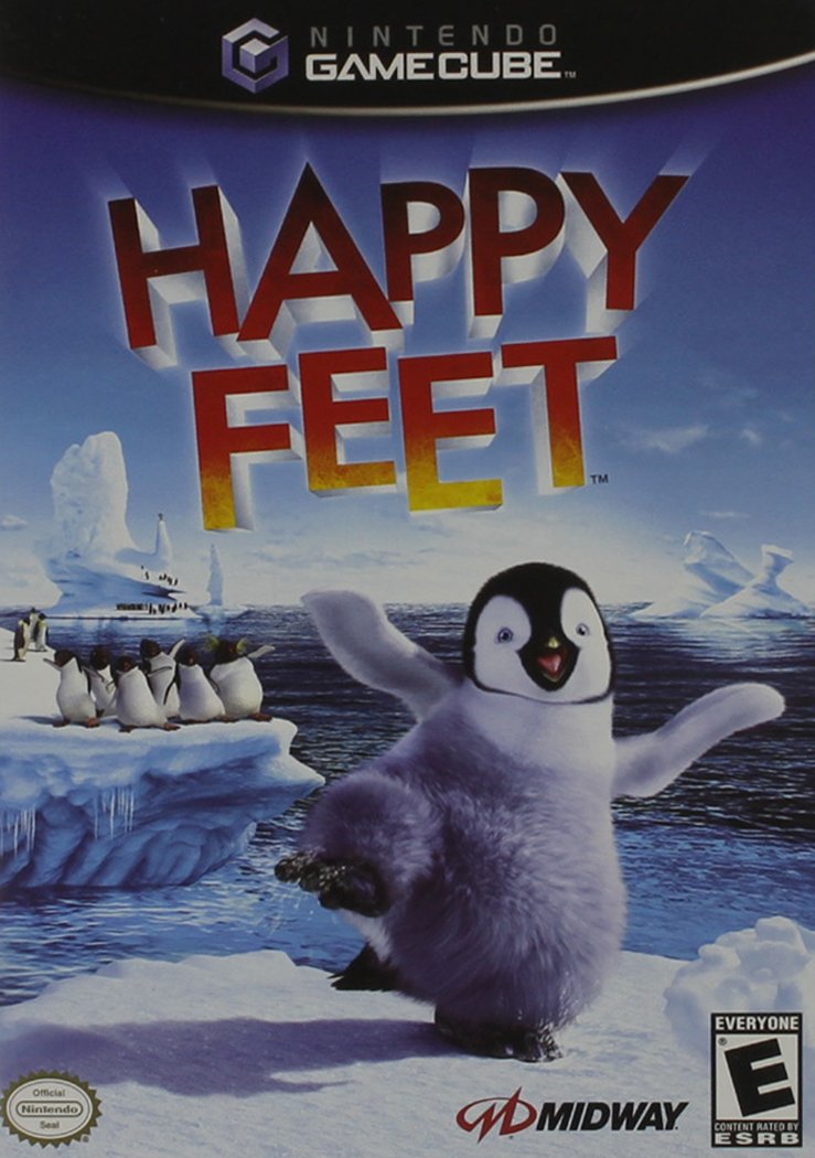 MIDWAY Happy Feet Gamecube - Classic Family Game, Model 031719191659