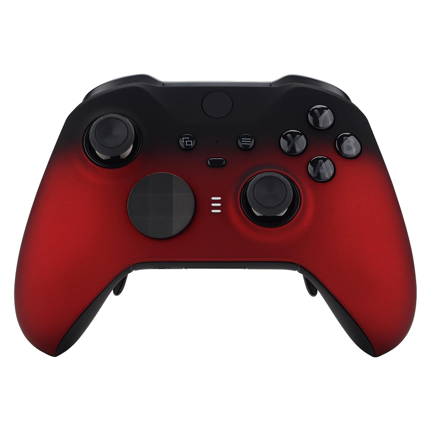 eXtremeRate Shadow Scarlet Red Soft Touch Grip Faceplate for Xbox One Elite Series 2  Front Housing Shell Cover Replacement Kit for Xbox Elite 2 Core Controller Model 1797 - Controller NOT Included