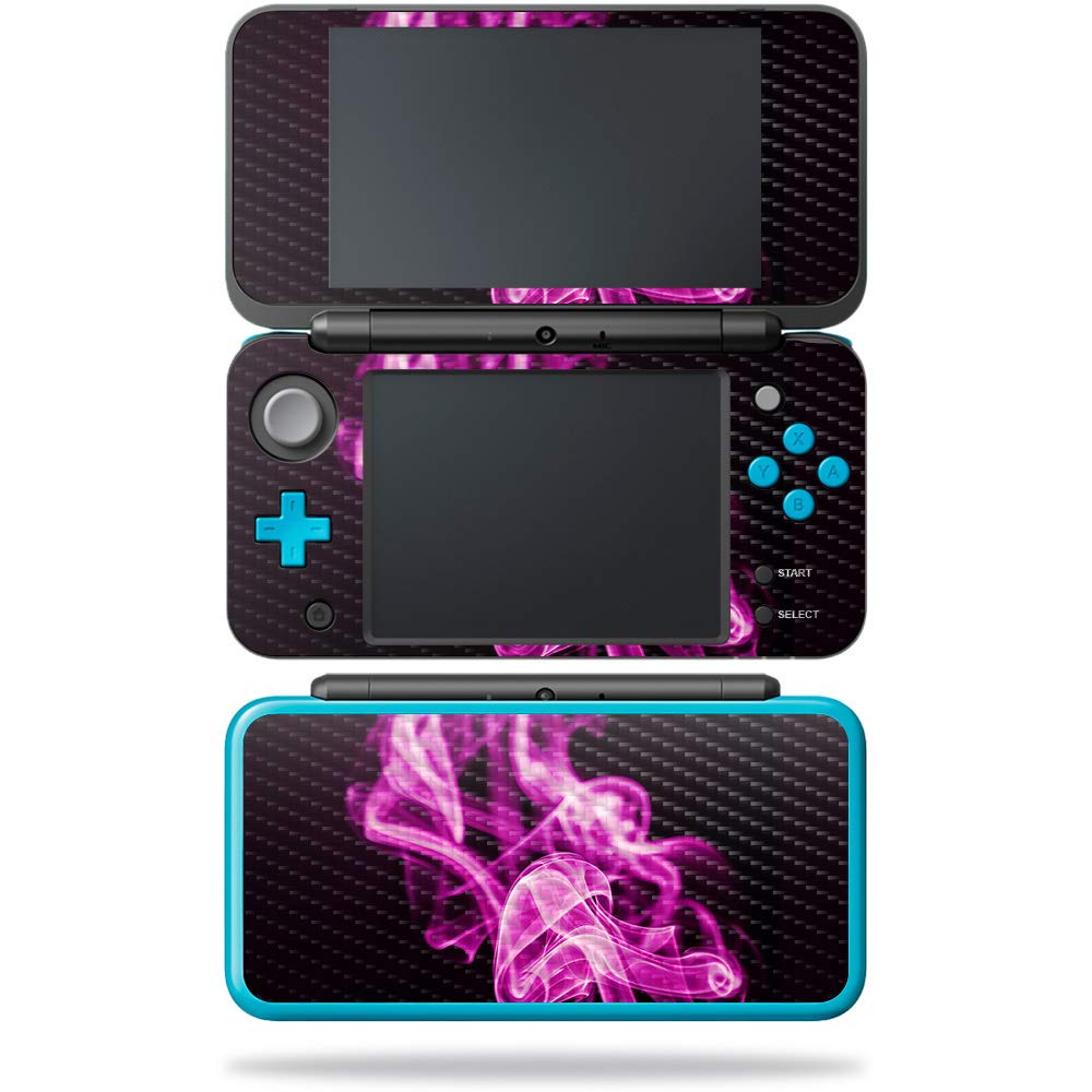 MightySkins Carbon Fiber Skin for Nintendo New 2DS XL - Kappa Alpha Theta Miami | Protective  Durable Textured Carbon Fiber Finish | Easy to Apply  Remove  and Change Styles | Made in The USA
