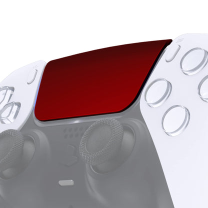 eXtremeRate Replacement Touchpad Cover for PS5 Controller - Scarlet Red, Compatible with BDM-010/020/030/040/050 Models