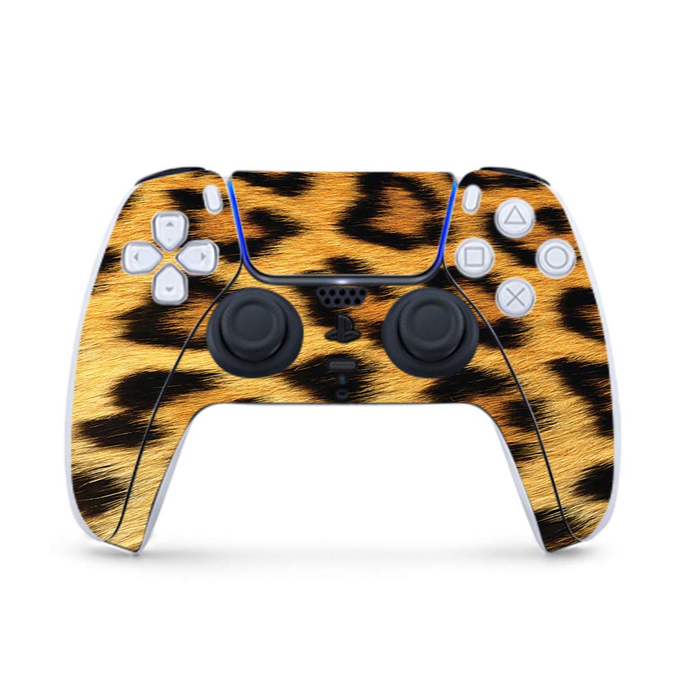 MightySkins Gaming Skin for PS5 / Playstation 5 Controller - Cheetah | Protective Viny wrap | Easy to Apply and Change Style | Made in The USA