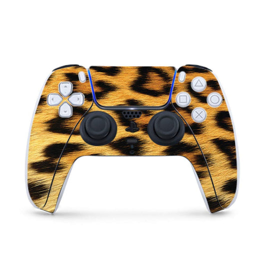 MightySkins Gaming Skin for PS5 / Playstation 5 Controller - Cheetah | Protective Viny wrap | Easy to Apply and Change Style | Made in The USA