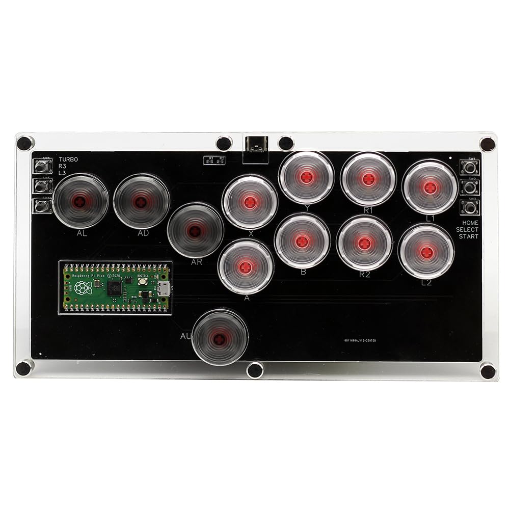 XIAO SHI MIN STORY All Buttons Fight Stick Controller Style Arcade Joystick For Sanwa PC USB Steam Full button direction control