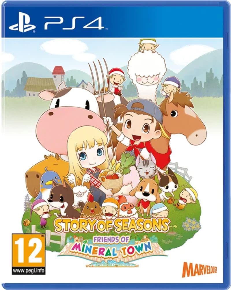 Marvelous Europe Story of Seasons: Friends Of Mineral Town (PS4) - Black Color, Model 5060540771056
