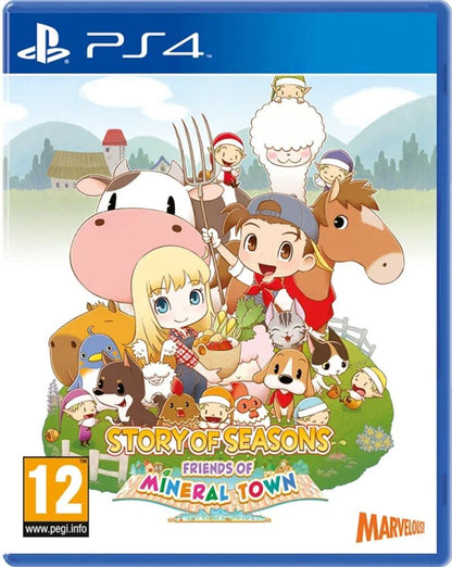 Marvelous Europe Story of Seasons: Friends Of Mineral Town (PS4) - Black Color, Model 5060540771056