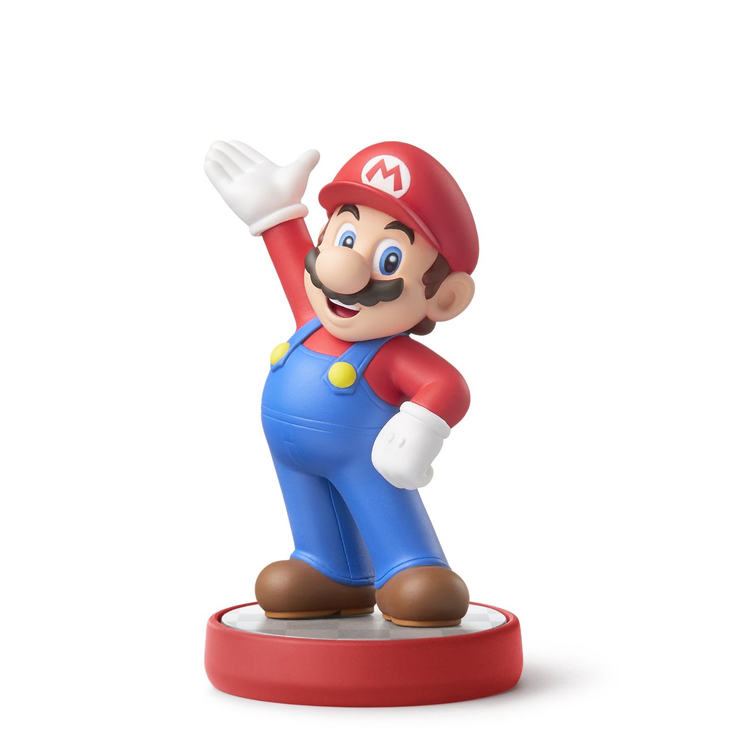 Nintendo Mario Amiibo Figure - Collectible Plastic Toy, Model NVLCABAA, Not a Toy, Color: Mario
