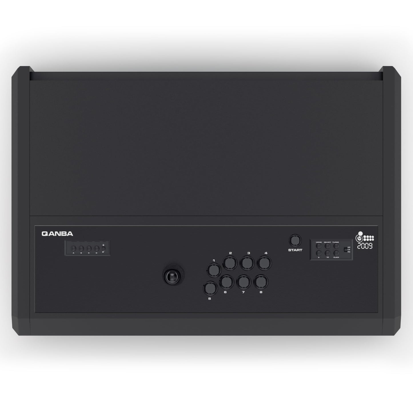 qanba Arcade Desktop Console - Gravity Silent Joystick, 2009-1P, Black