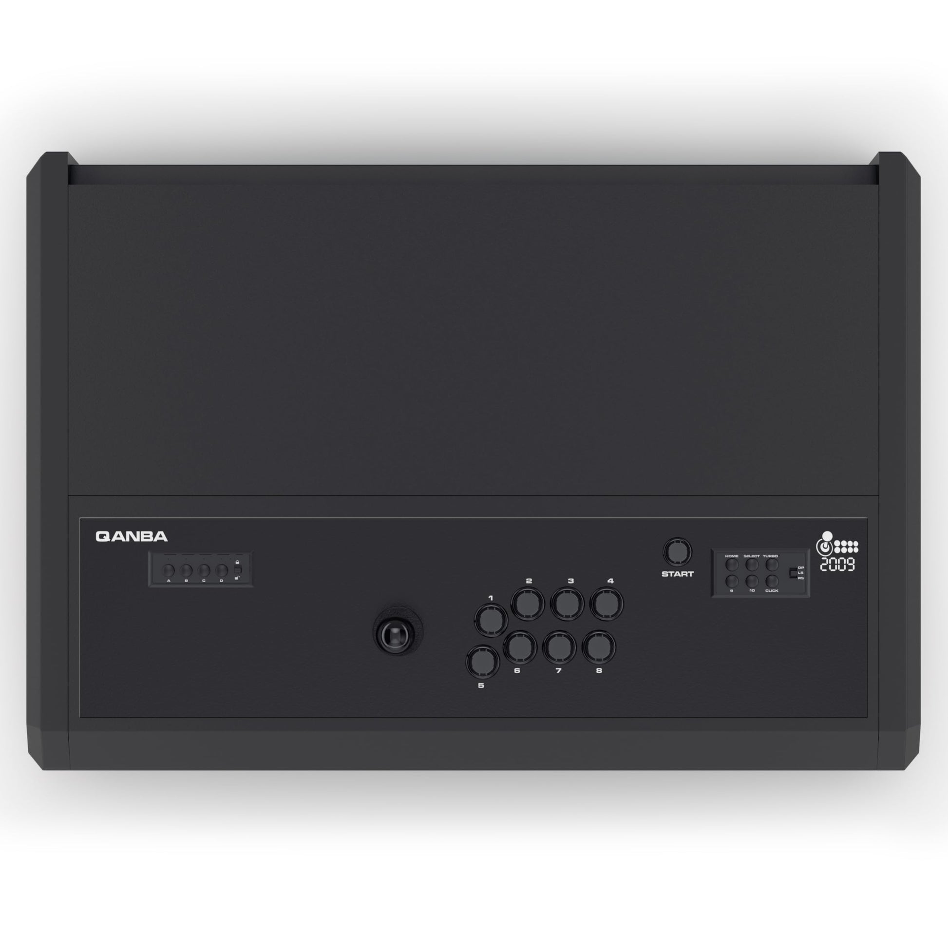 qanba Arcade Desktop Console - Gravity Silent Joystick, 2009-1P, Black