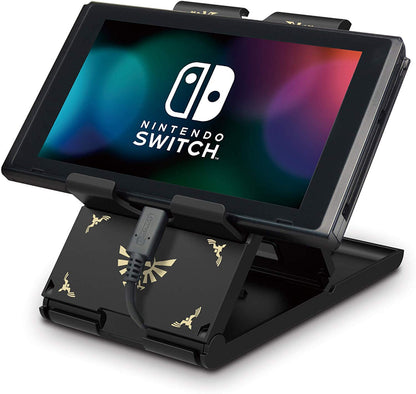 HORI Nintendo Switch Compact Playstand - Officially Licensed, Black, Model NSW-085U, The Legend of Zelda Edition