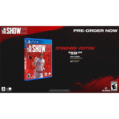 Sony MLB The Show 22 - PlayStation 4 Game, Black, Model 1195738