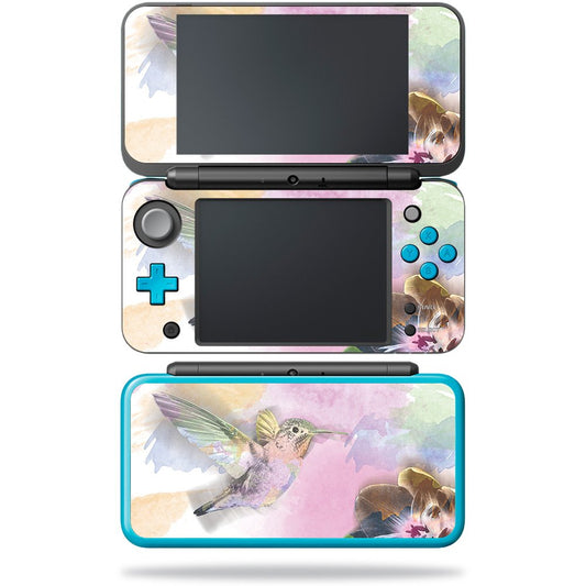 MIGHTY SKINS Nintendo New 2DS XL Skin - Water Color Mocking, Durable Vinyl Decal Wrap for Easy Application and Style Change