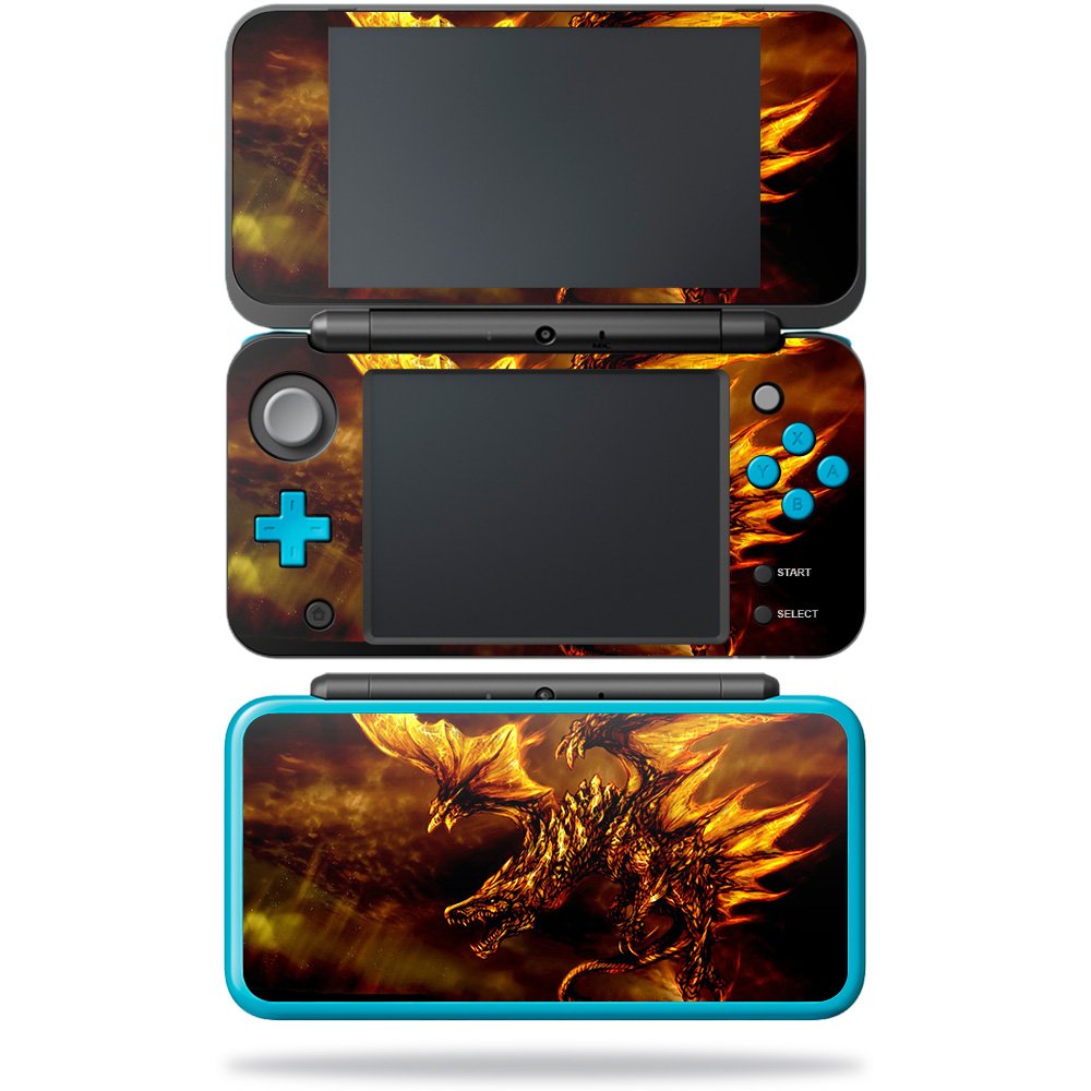 MIGHTY SKINS Nintendo New 2DS XL Skin - Golden Dragon Vinyl Decal, Durable & Easy to Apply, Model NI2DSXL-Golden Dragon