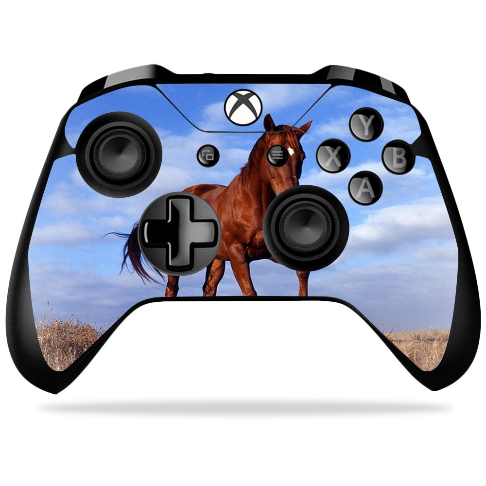 MIGHTY SKINS Xbox One X Controller Skin - Durable Vinyl Decal Wrap, Horse Design, Easy to Apply, Model MIXBONXCO-Horse