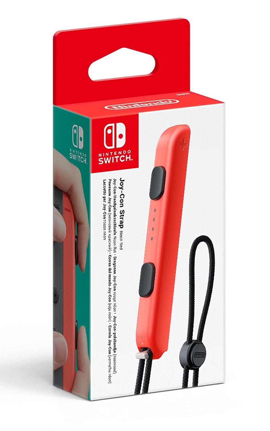 Nintendo Switch Joy-Con Controller Strap - Neon Red - Model 190120181
