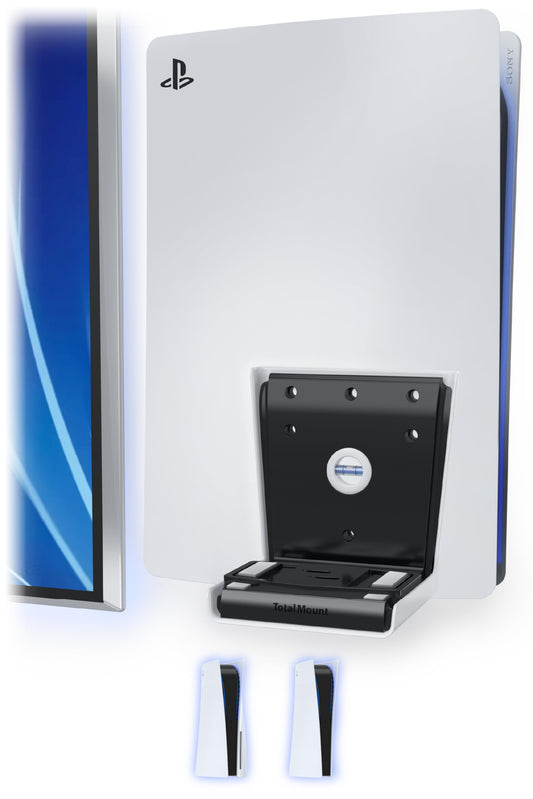 TotalMount Original Mount for PS5 - Black, Model 0119, Size 6.69D x 7.09W x 5.51H in, Not Compatible with PS5 Slim