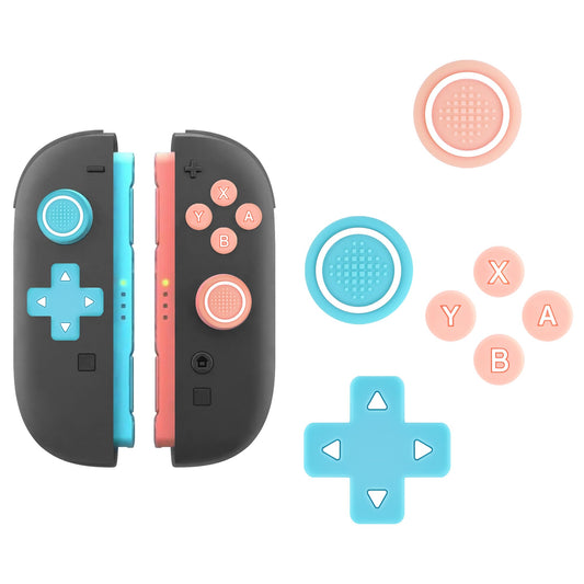 Geekria Switch 2 Controller Silicone Grip - Cute & Soft Non-Slip Joystick Cover Compatible with Nintendo Switch 2 Gaming Accesso
