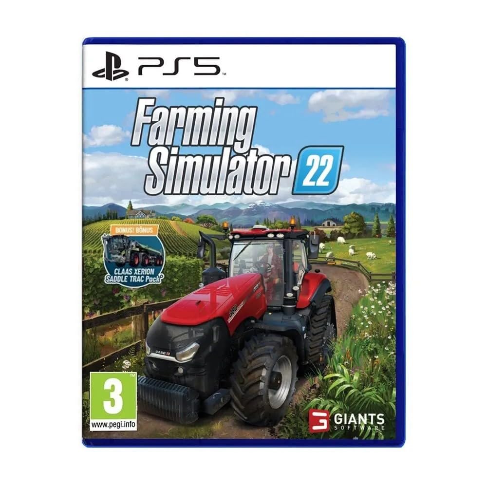 Giants Software Farming Simulator 22 for PS5 - Model 238F7K, Black Edition