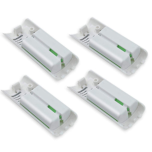 4-Pack Rechargeable Battery Packs for Wii and Wii U Remote Controller High-Capacity Ni-MH Battery(2800mAh) Replacement for Nintendo Wii Remote Charging Station(Charger not Included)