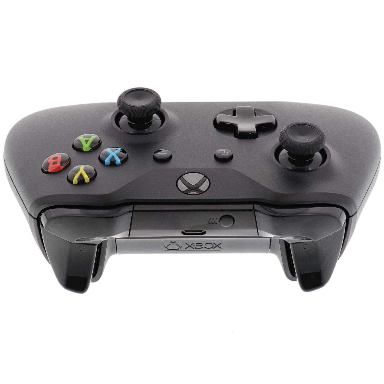 Xbox Wireless Controller with Cable for Windows, Model 4N6-00001, Black, Plastic Material