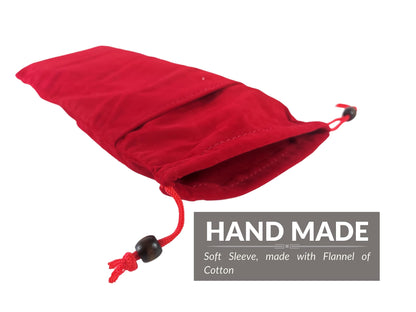 Ranked Soft Keyboard Sleeve | Dustproof Travel Sleeve for 60-75% Keyboards | Extra Cable Storage | Poinciana Red