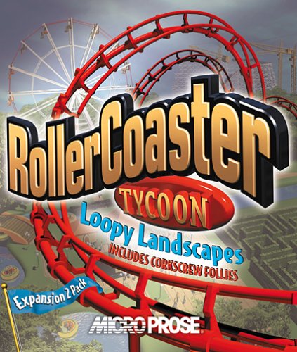 Micro Prose Roller Coaster Tycoon Loopy Landscapes - PC Game (Jewel Case)
