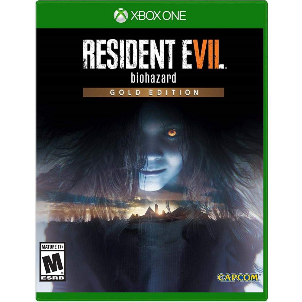 Capcom Resident Evil 7 Biohazard Gold Edition - Xbox One Game, Model 55026, Gold Color