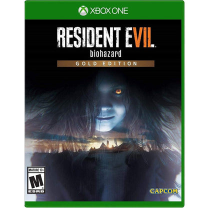 Capcom Resident Evil 7 Biohazard Gold Edition - Xbox One Game, Model 55026, Gold Color