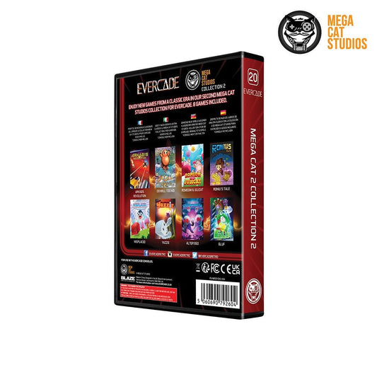 Blaze Entertainment Evercade Mega Cat 2 Cartridge for Nintendo DS - Model FG-MEG2-EVE-USA