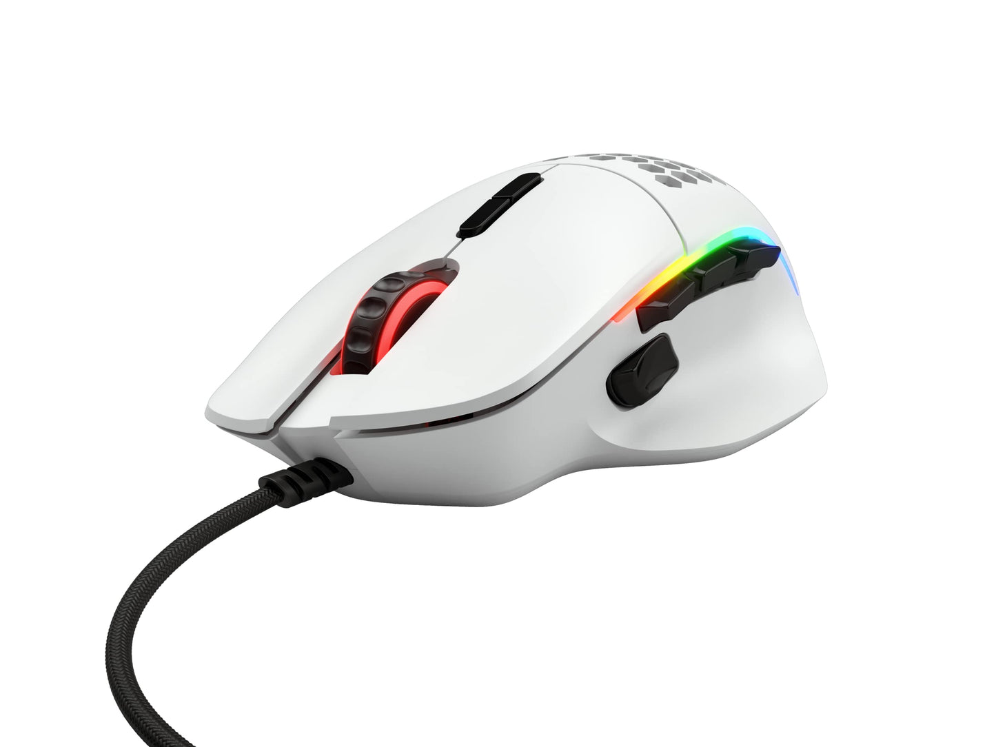 Glorious Gaming Model I Wired Mouse - 69g Superlight, 9 Programmable Buttons, RGB, Matte White