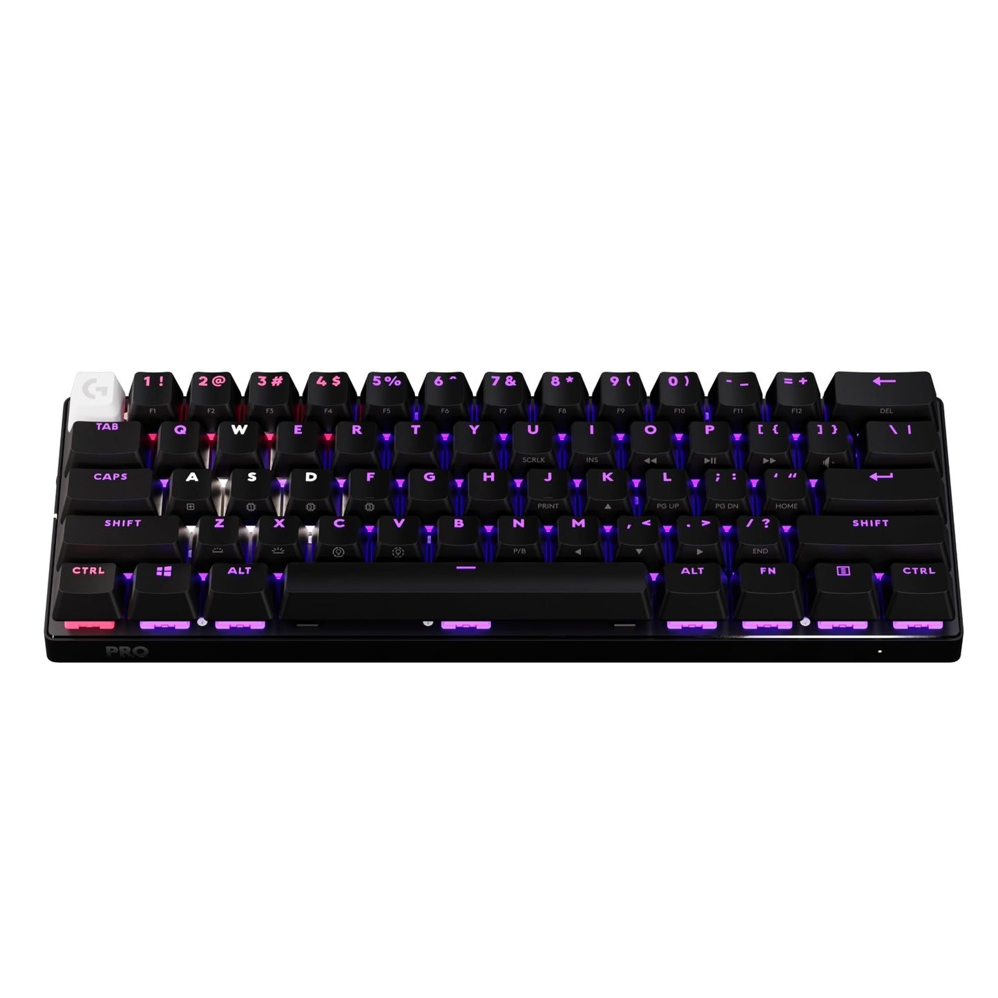 Logitech G PRO X 60% Wireless Gaming Keyboard - Black, TKL Design, LIGHTSYNC RGB, GX Optical Tactile Switches, Model 920-011902