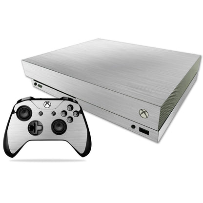 MIGHTY SKINS Xbox One X Skin - Cold Steel Vinyl Decal Wrap, Durable & Easy to Apply, Model: MIXBONXCMB-Cold Steel, Made in USA