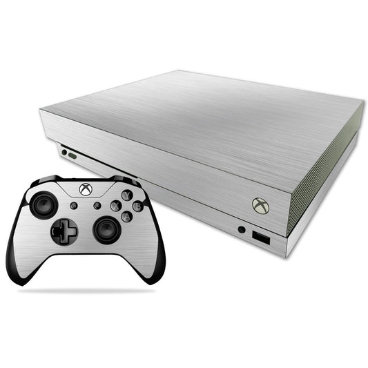 MIGHTY SKINS Xbox One X Skin - Cold Steel Vinyl Decal Wrap, Durable & Easy to Apply, Model: MIXBONXCMB-Cold Steel, Made in USA